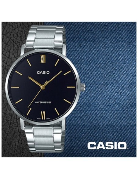 Reloj análogo de cuarzo Casio MTP-VT01D-1B