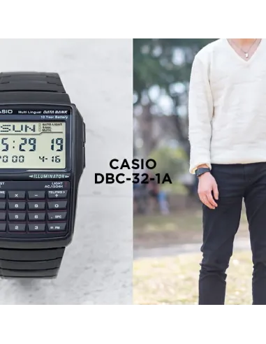 Reloj Digital CASIO con calculadora DBC-32-1A
