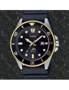Reloj Hombre Buceo Casio MDV-106G-1A MARLIN DURO correa goma 2