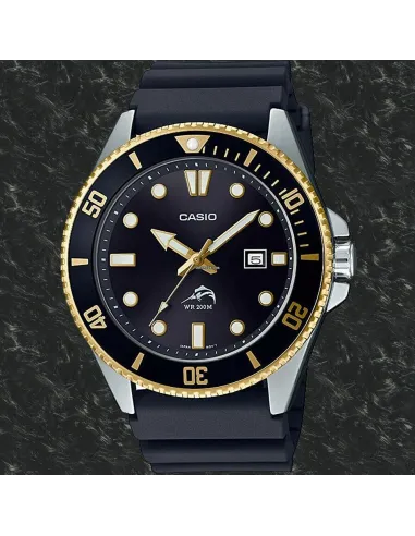 Reloj Hombre Buceo Casio MDV-106G-1A MARLIN DURO correa goma