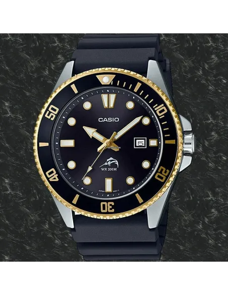 Reloj Hombre Buceo Casio MDV-106G-1A MARLIN DURO correa goma