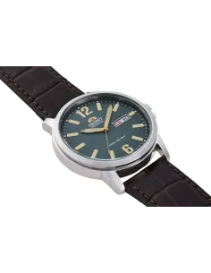 Reloj Automático Hombre Orient Commuter RA-AA0C06E verde correa cuero 2