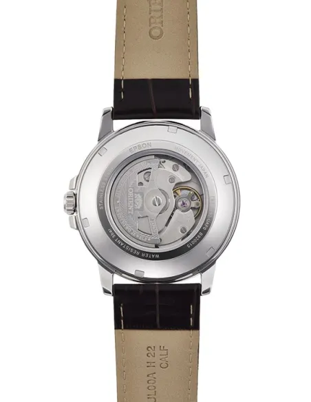 Reloj Automático Hombre Orient Commuter RA-AA0C06E verde correa cuero
