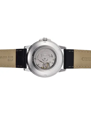 Reloj Automático Hombre Orient Commuter RA-AA0C04B dial negro correa cuero