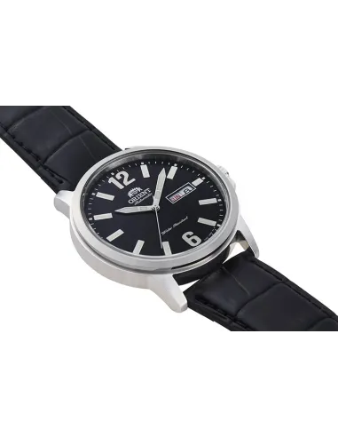Reloj Automático Hombre Orient Commuter RA-AA0C04B dial negro correa cuero