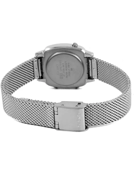 Reloj Casio digital LA670WEM-7EF correa de acero retro