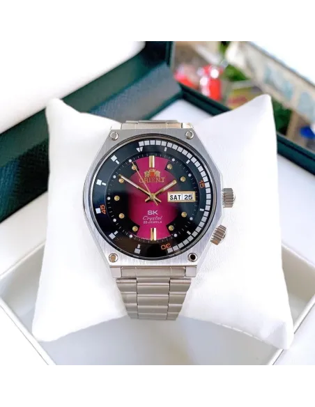 Reloj de Buceo Hombre Automático Orient Retro Legend SK Divers RA-AA0B02R dial rojo 41.7mm acero