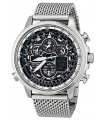 Reloj Hombre Citizen Promaster NaviHawk JY8030-83E Chrono AT Black Dial Mesh Band Men's Watch
