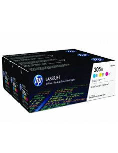 HP original pack 3 colores Toner LJ PRO nº 305A -Color