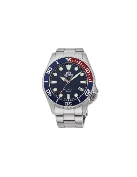 Reloj Automático Hombre Buceo Orient RA-AC0K03L "pepsi" 43.4mm correa acero