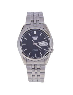 Reloj Automático Hombre Seiko 5 SNK357K1 dial azul oscuro correa acero