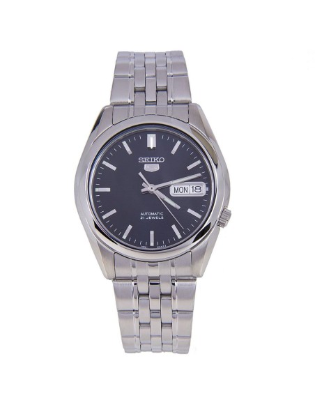 Reloj Automático Hombre Seiko 5 SNK357K1 dial azul oscuro correa acero