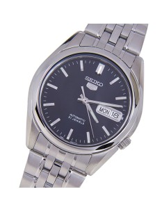 Reloj Automático Hombre Seiko 5 SNK357K1 dial azul oscuro correa acero 2