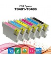 pack cartuchos tinta epson r200/220/300/320/340/rx500/600/620/640 compatibles (1 por color)