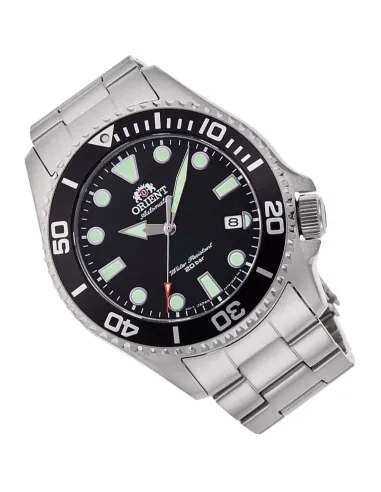Reloj Automático Buceo Hombre Orient RA-AC0K01B cristal zafiro correa acero