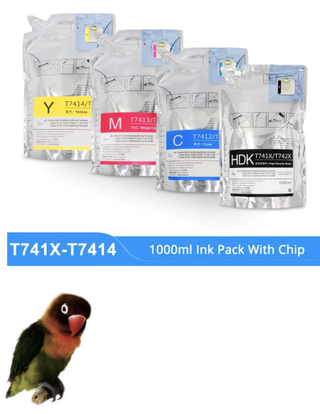Bolsa Tinta Compatible Negro EPSON T7411 NEGRO SUBLIMACION SureColor SC-F6000 / SC-F6070 /SC-F6200/SC-F6270/SC-F7200/SC-F9200
