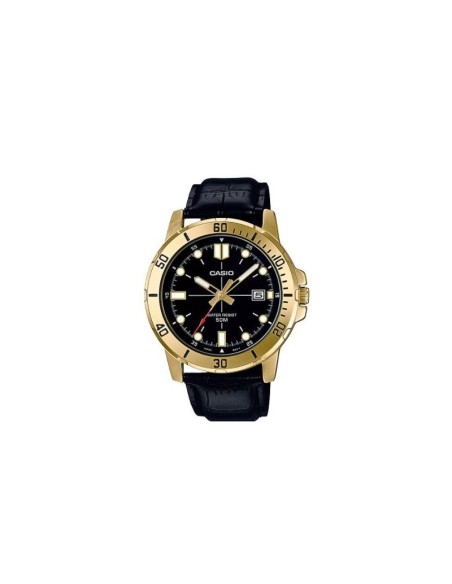 Reloj caballero CASIO analogico MTP-VD01GL-1E correa de piel