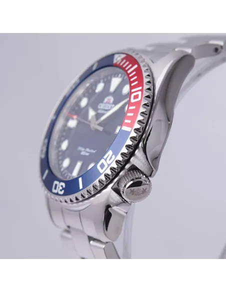 Reloj Automático Hombre Buceo Orient RA-AC0K03L "pepsi" 43.4mm correa acero
