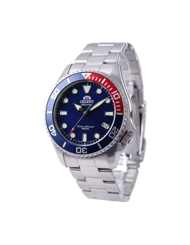 Reloj Automático Hombre Buceo Orient RA-AC0K03L "pepsi" 43.4mm correa acero