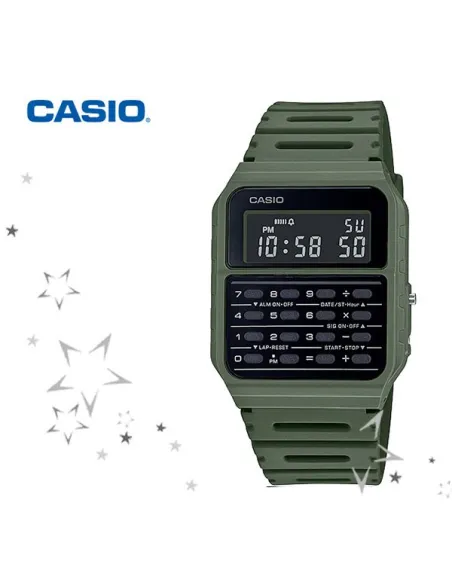 Reloj Casio Calculadora CA-53WF-3B verde