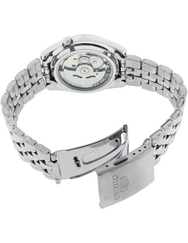 Reloj automático hombre Seiko 5 SNK381K1 correa acero dial negro