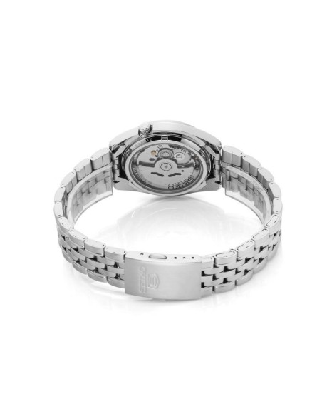 Reloj automático hombre Seiko 5 SNK385K1 dial plata correa acero