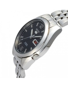 Reloj Automático hombre Seiko 5 SNK393K1 dial negro correa acero 2