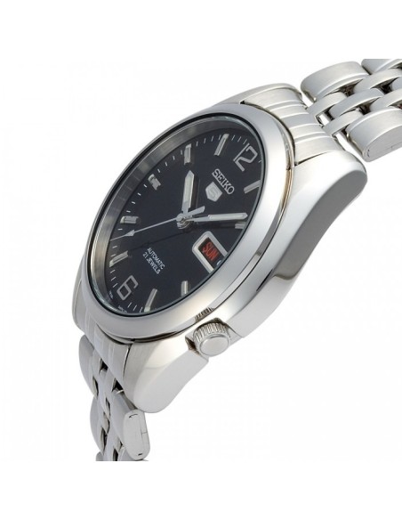 Reloj Automático hombre Seiko 5 SNK393K1 dial negro correa acero