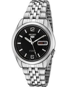 Reloj Automático hombre Seiko 5 SNK393K1 dial negro correa acero