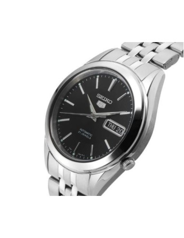 Reloj Automático hombre Seiko 5 SNKL23K1 38mm dial negro correa acero inoxidable