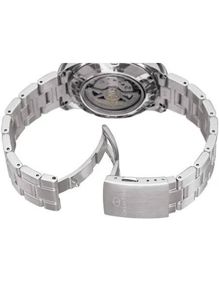 Reloj automático hombre Orient Star RE-AT0002E dial verde acero inoxidable cristal zafiro revestimiento anti-reflejos