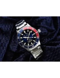 Reloj automático hombre Orient Star Sports RE-AU0306L dial azul "pepsi" correa acero cristal zafiro anti-reflejo 200m 2