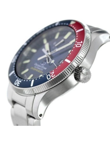 Reloj automático hombre Orient Star Sports RE-AU0306L dial azul "pepsi" correa acero cristal zafiro anti-reflejo 200m