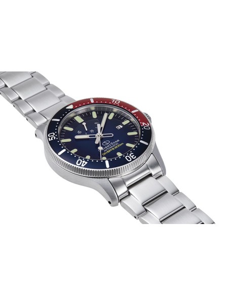 Reloj automático hombre Orient Star Sports RE-AU0306L dial azul "pepsi" correa acero cristal zafiro anti-reflejo 200m
