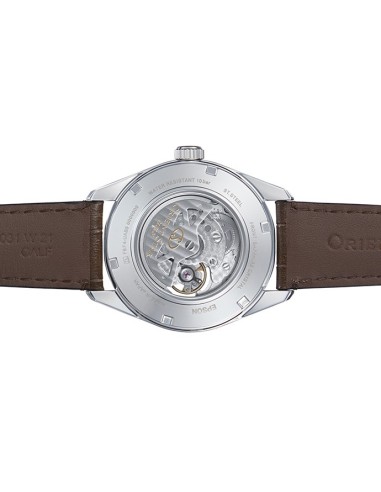Reloj automático hombre Orient Star RE-AV0006Y 50h Power Reserve Cristal Zafiro anti-reflejo correa cuero