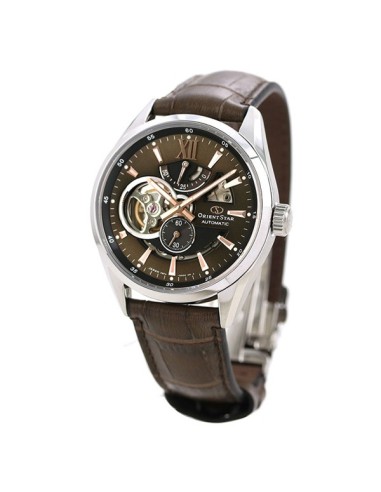 Reloj automático hombre Orient Star RE-AV0006Y 50h Power Reserve Cristal Zafiro anti-reflejo correa cuero