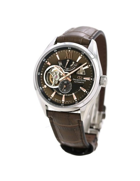 Reloj automático hombre Orient Star RE-AV0006Y 50h Power Reserve Cristal Zafiro anti-reflejo correa cuero
