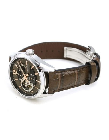 Reloj automático hombre Orient Star RE-AV0006Y 50h Power Reserve Cristal Zafiro anti-reflejo correa cuero