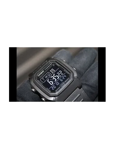 Reloj digital hombre Casio W800H-1B 10 años batería correa goma luz led