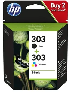 Pack HP 303XL Cartucho de tinta ORIGINAL HP T6N01AE + T6N02AE 2