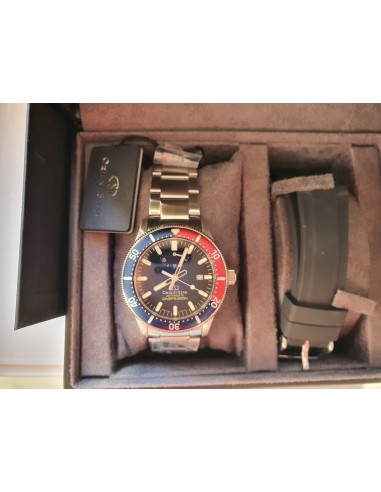 Reloj automático hombre Orient Star Sports RE-AU0306L dial azul "pepsi" correa acero cristal zafiro anti-reflejo 200m