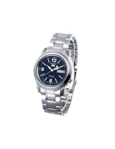 Reloj automático hombre Seiko 5 SNKE61K1 dial azul 37mm correa acero