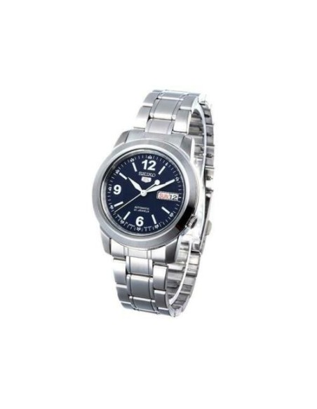 Reloj automático hombre Seiko 5 SNKE61K1 dial azul 37mm correa acero