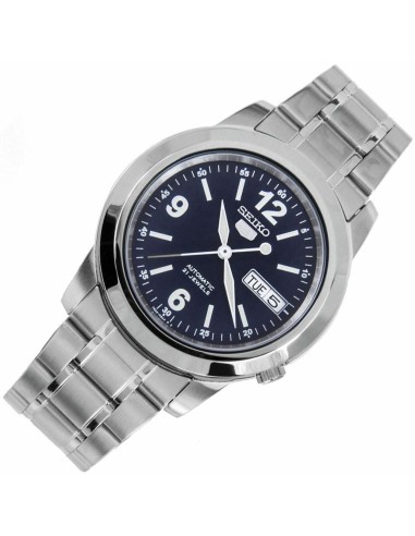 Reloj automático hombre Seiko 5 SNKE61K1 dial azul 37mm correa acero