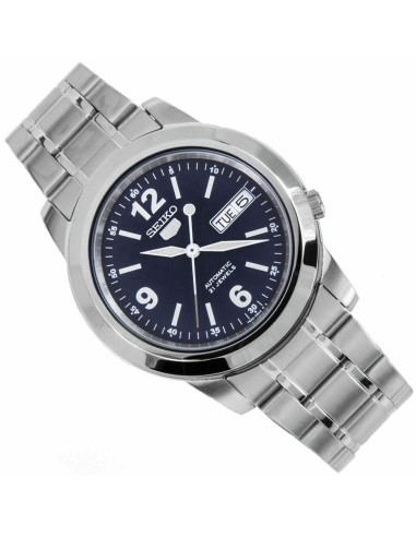 Reloj automático hombre Seiko 5 SNKE61K1 dial azul 37mm correa acero
