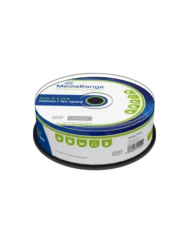 DVD-R 16X MEDIARANGE TARRINA 25 UDS