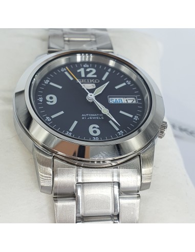 Reloj automático hombre Seiko 5 SNKE61K1 dial azul 37mm correa acero