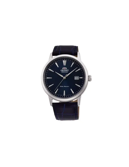 Reloj Automático hombre Orient Bambino Simphony RA-AC0F06L dial azul correa cuero