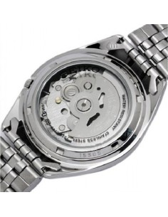 Reloj Automático hombre Seiko 5 SNKL43K1 Dial azul 37mm correa acero 2