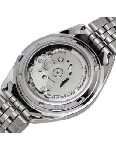Reloj Automático hombre Seiko 5 SNKL43K1 Dial azul 37mm correa acero